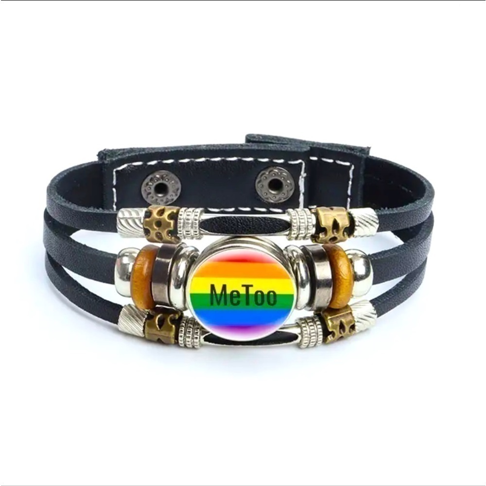New!! Unisex “Me Too” Rainbow Bracelet